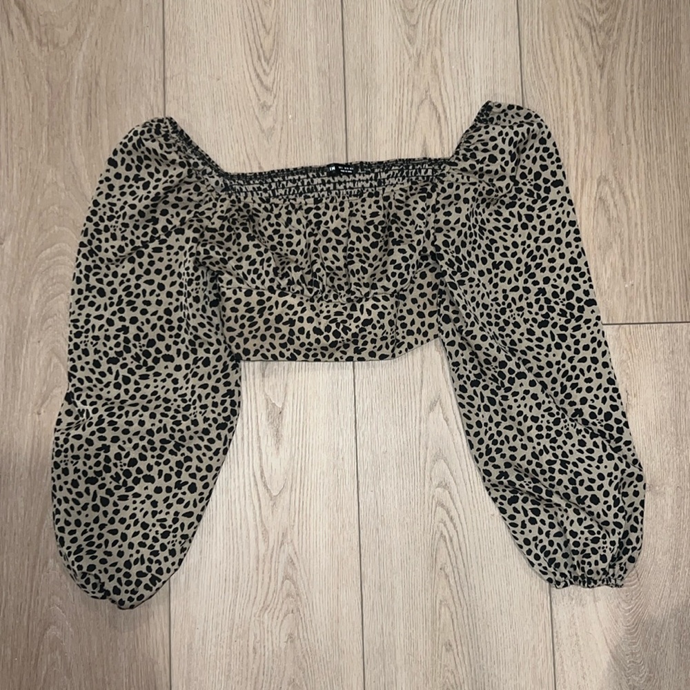 Shein small long sleeve crop top